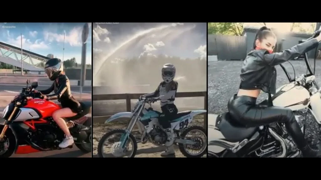 COMO UN JEFE LAS BICICLETAS SON IMPRESIONANTES LOS BEBÉS MS CALIENTES en Instagram # 11 |  Chica motociclista |  Ciclistas