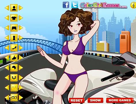 Cool girl en motocicleta | El mejor juego para niñas - juegos de bebés para jugar