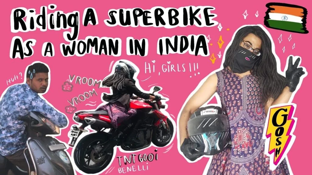 MONTAR UNA SUPERBIKE COMO UNA MUJER EN LA INDIA |  REACCIÓN LOCA!  (No Clickbait) ||  Paseos morados