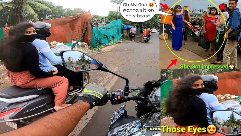 Sacha Pyaar ho Gyaâ¤ |  Motociclista impresionado por el sonido???? |  Reacciones de OMG |  Imperdible |  Piloto Z900
