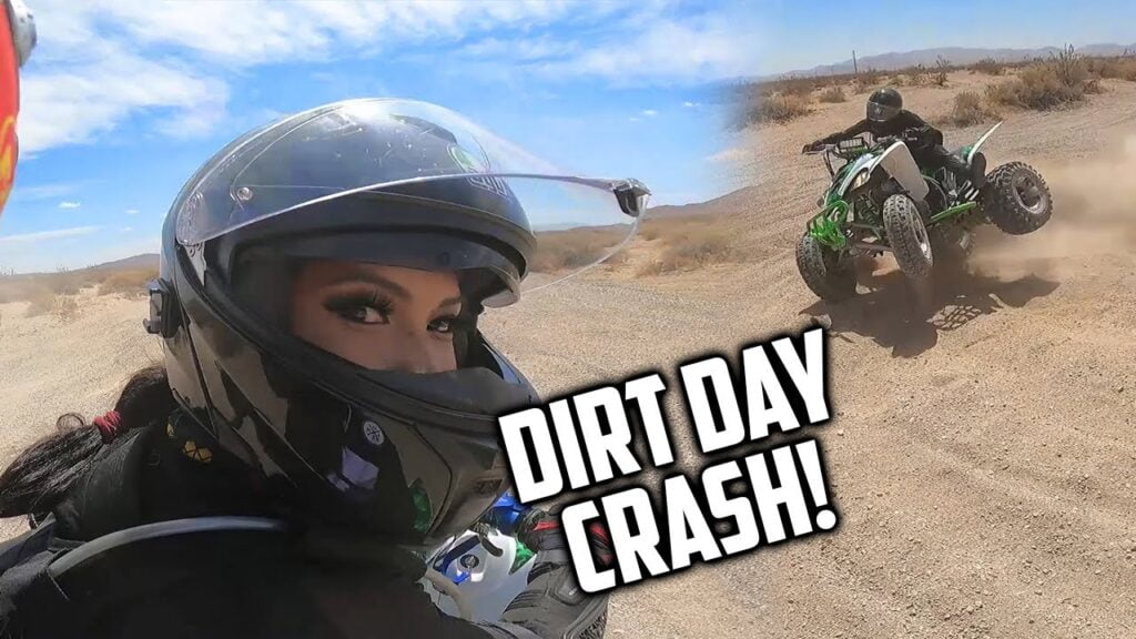 Dirt Riding con mis amigos!  Accidente de chica motociclista y Cardo Packtalk