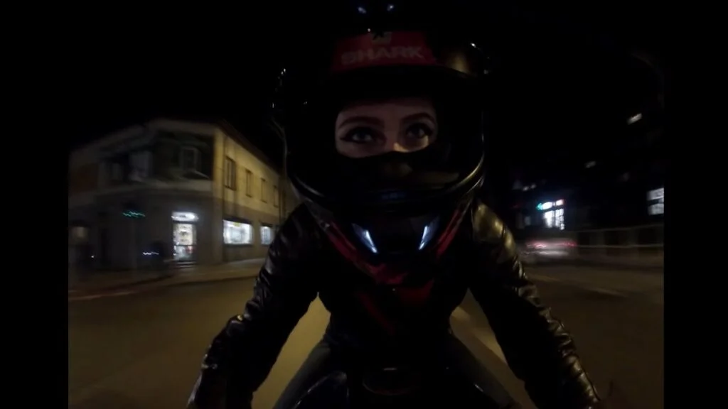 Tour nocturno (probando la nueva GoPro) [GSXR bikergirl]