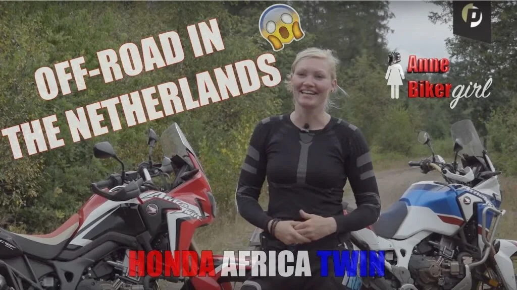 BIKERGIRL OFF-ROAD en PAÍSES BAJOS |  gemelo de africa Honda