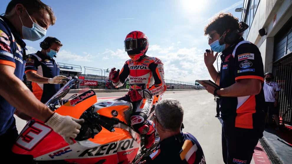 MotoGP - GP Aragn 2021 |  Motorland: Marc Márquez, detente ...