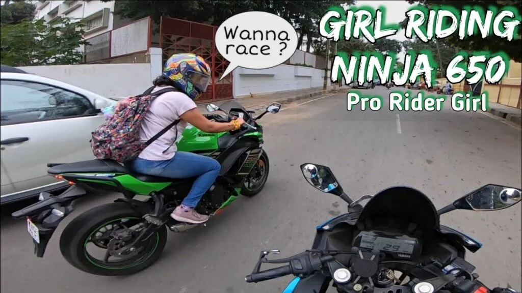 NIÑA MONTANDO KAWASAKI NINJA 650 |  PILOTO PRO GIRL