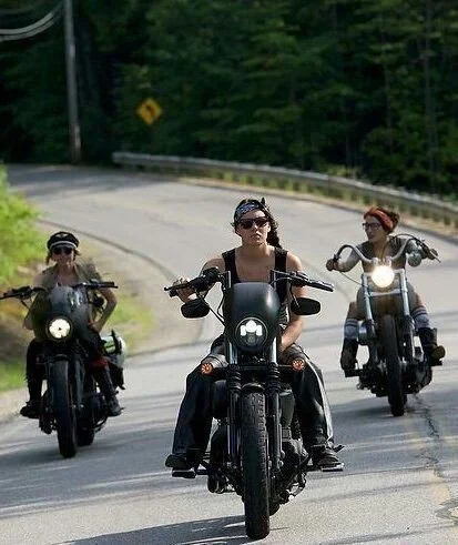 Chicas en moto