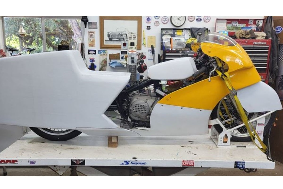 Motocicleta récord del mercado: Harley/Aermacchi Sprint Land Speed ​​Racer