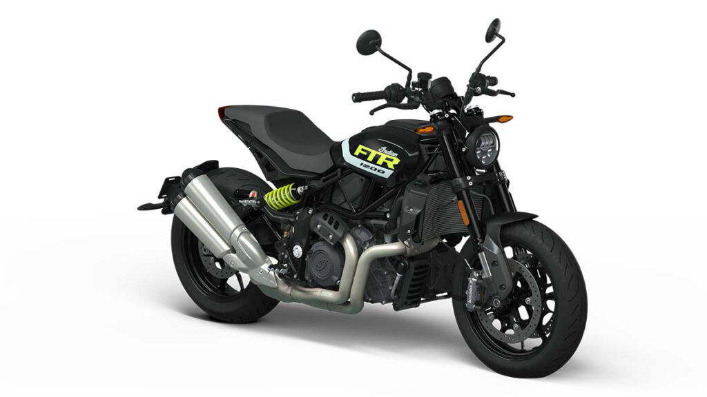 India FTR 1200, negra