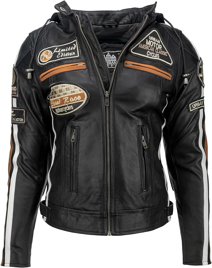 chaqueta de moto mujer